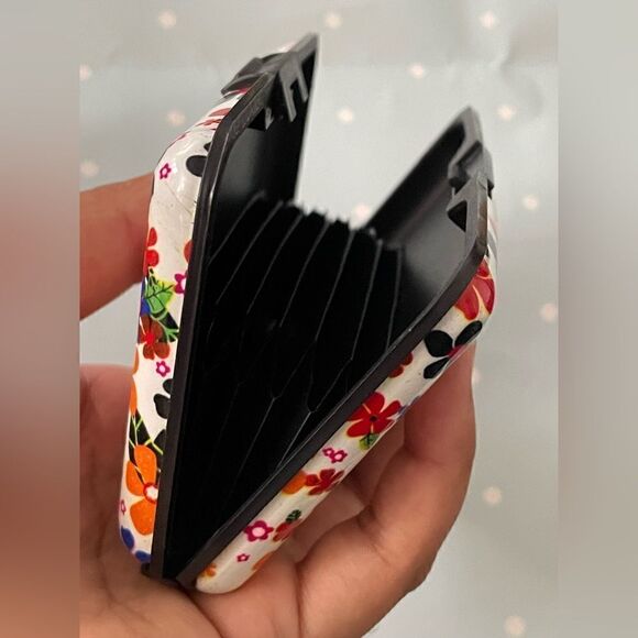 Aluminum Metal Wallet Billfold Case  Women Credit Card ID Holder - Picture 2 of 8